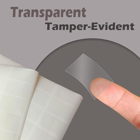320pcsTransparent Security Warranty Void Stickers Crystal Clear Tamper evident Label Sealing Sticker Package Seal Self Adhesive Blank Tamper Proof Labels Sticker(0.79x1.26inch) in Saudi Arabia
