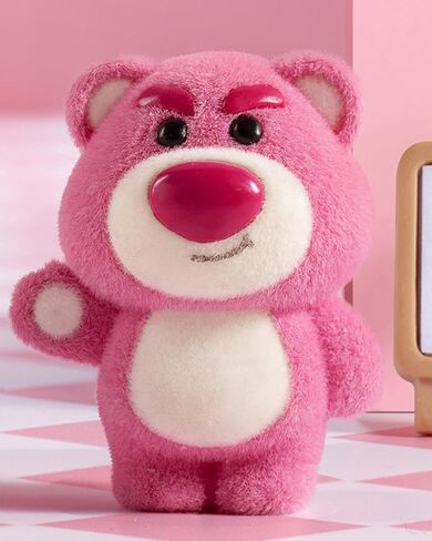 MINISO Disney Lotso Strawberry Bear 4 في 1 صندوق أعمى صغير من الفينيل لعبة قطيفة صندوق المفاجآت نموذج تصميم عشوائي لعبة قابلة للتجميع لديكور المنزل وهدايا عيد الميلاد (شخصية واحدة عشوائية) in Kuwait