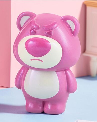 MINISO Disney Lotso Strawberry Bear 4 في 1 صندوق أعمى صغير من الفينيل لعبة قطيفة صندوق المفاجآت نموذج تصميم عشوائي لعبة قابلة للتجميع لديكور المنزل وهدايا عيد الميلاد (شخصية واحدة عشوائية) in Kuwait