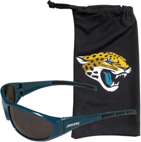 Siskiyou Sports NFL San Francisco 49ers Adult Sunglass and Bag Set, Red (2FSG075EB) in Saudi Arabia