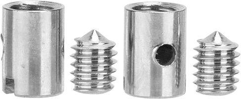 Solderless Cable Nipple 0.2in OD 0.28in Length M4 Screws Secure Rust Proof Connection Won't Loosen for Motorcycle Scooter Throttle Carburetor Cable Repair in Kuwait