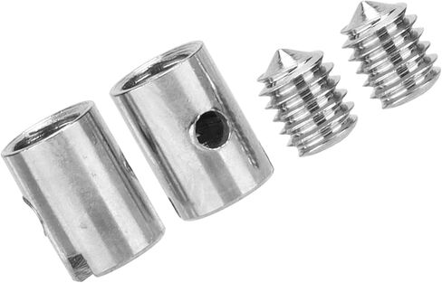 Solderless Cable Nipple 0.2in OD 0.28in Length M4 Screws Secure Rust Proof Connection Won't Loosen for Motorcycle Scooter Throttle Carburetor Cable Repair in Kuwait
