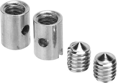Solderless Cable Nipple 0.2in OD 0.28in Length M4 Screws Secure Rust Proof Connection Won't Loosen for Motorcycle Scooter Throttle Carburetor Cable Repair in Kuwait