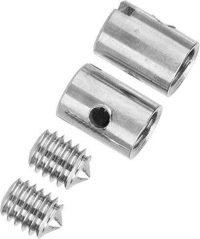 Solderless Cable Nipple 0.2in OD 0.28in Length M4 Screws Secure Rust Proof Connection Won't Loosen for Motorcycle Scooter Throttle Carburetor Cable Repair in Kuwait
