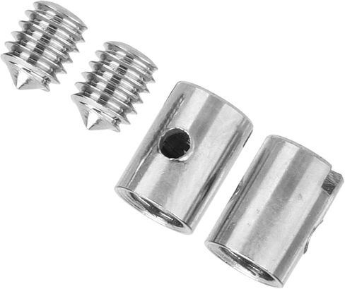 Solderless Cable Nipple 0.2in OD 0.28in Length M4 Screws Secure Rust Proof Connection Won't Loosen for Motorcycle Scooter Throttle Carburetor Cable Repair in Kuwait