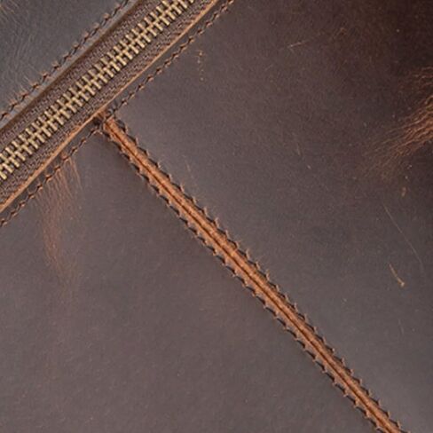 Men's Genuine Leather Business 17 Inch Laptop Briefcase in Saudi Arabia