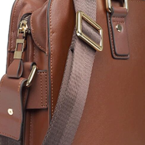 Genuine Leather Men's Bag Cowhide Computer Business Briefcase in Saudi Arabia