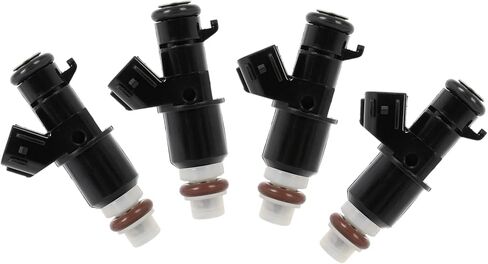 Fuel Injector Fit 2012-2014 for Honda CR-V 2.4L 2012-2013 for Honda Crosstour 2.4L Replace Part 16450R5AA01 FJ1205 84212396 Fuel Injectors 4Pcs in Saudi Arabia