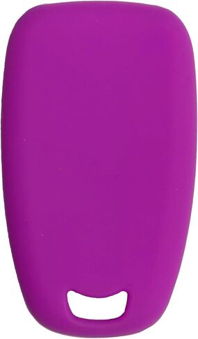 Key Fob Cover for Volt Malibu: 5 Buttons Silicone Remote Case Protector Fit for Chevy Sonic Trax Cruze Camaro Traverse Blazer 13522891 HYQ4ES 13522884 2016 2017 2018 2019 2020 2021 2022 2023 (Purple) in Saudi Arabia