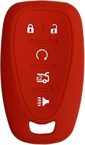Key Fob Cover for Volt Malibu: 5 Buttons Silicone Remote Case Protector Fit for Chevy Sonic Trax Cruze Camaro Traverse Blazer 13522891 HYQ4ES 13522884 2016 2017 2018 2019 2020 2021 2022 2023 (Purple) in Saudi Arabia