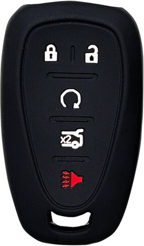 Key Fob Cover for Volt Malibu: 5 Buttons Silicone Remote Case Protector Fit for Chevy Sonic Trax Cruze Camaro Traverse Blazer 13522891 HYQ4ES 13522884 2016 2017 2018 2019 2020 2021 2022 2023 (Purple) in Saudi Arabia