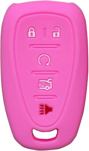 Key Fob Cover for Volt Malibu: 5 Buttons Silicone Remote Case Protector Fit for Chevy Sonic Trax Cruze Camaro Traverse Blazer 13522891 HYQ4ES 13522884 2016 2017 2018 2019 2020 2021 2022 2023 (Purple) in Saudi Arabia