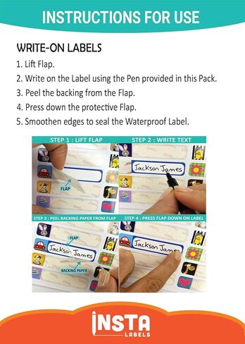 All-in-one Daycare Labels Essentials Pack - 168 Waterproof Name Labels for Kids Stuff Daycare, Clothing Name Stickers for Kids, Baby Bottle, Name Tags for Clothing, Gift Label Sticker & Bag Tags in Saudi Arabia