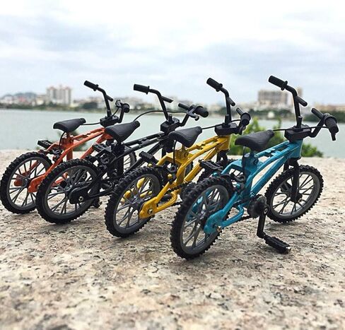 1/18 Scale Mini Diecast Mountain Bike, Finger Bicycle Model, Desktop Decor Art Craft (Green) in Saudi Arabia
