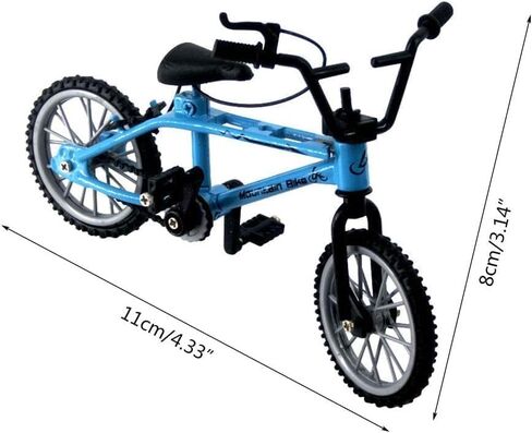 1/18 Scale Mini Diecast Mountain Bike, Finger Bicycle Model, Desktop Decor Art Craft (Green) in Saudi Arabia