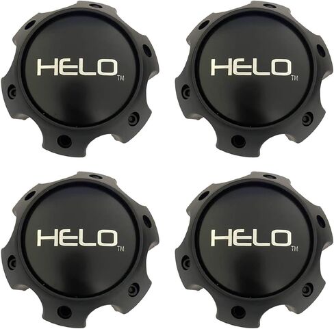 4PS Wheel Center Cap Matte Black for Helo 1079L140HE1SB Hub Cap 6 Lug S057L140 in Saudi Arabia