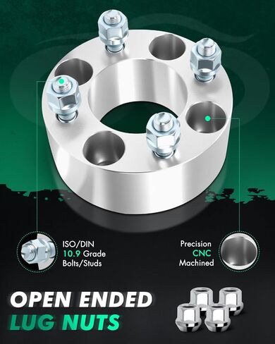 SCITOO 4Pcs Wheel Spacers 2" 4x4 Bore 68.5mm Studs 12x1.25 4Lug Wheel Spacers Adapters Fit for Yamaha Adventurer Hauler Adventurer Two Carro Bar Carro Bar Deluxe in Kuwait
