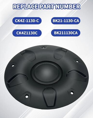 CK4Z-1130-C 16" Black Center Wheel Cap Kit 4Pcs Fits for Ford Transit 150 250 350 350HD 2015-2026 with Non-Dually Steel Wheel Snap-on Direct Hubcaps Replaces CK4Z1130C BK21-1130-CA BK211130CA in Saudi Arabia