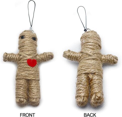 Voodoo Doll Set Includes Horror Doll, 9 Skull Pins, Ghost-Themed Soft Revenge Dammit Creepy Pin Holder with Resin and Metal Straight Pins for Stress Relief in Saudi Arabia