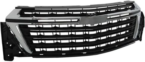 Chrome Black Front Grille Compatible with 2022-2023 Chevrolet Traverse in Saudi Arabia