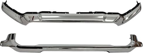 Front Upper & Lower Grille Chrome Molding Compatible with 2019-2024 Ram 2500 3500 5500 | Fits Big Horn Laramie Limited | Replaces OEM 6NB141Z0AD 17677619 6NB051Z0AE in Saudi Arabia