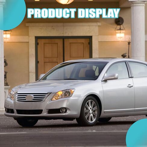 Front Grille Hood Trim W/Fog Lights with Bezel Set Compatible with 2008 2009 2010 Toyota Avalon Front Bumper Upper Lower Grill Assembly TO1200310 TO1036136 TO1235100 TO1038140 5203007020 in Saudi Arabia