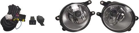 Front Grille Hood Trim W/Fog Lights with Bezel Set Compatible with 2008 2009 2010 Toyota Avalon Front Bumper Upper Lower Grill Assembly TO1200310 TO1036136 TO1235100 TO1038140 5203007020 in Saudi Arabia