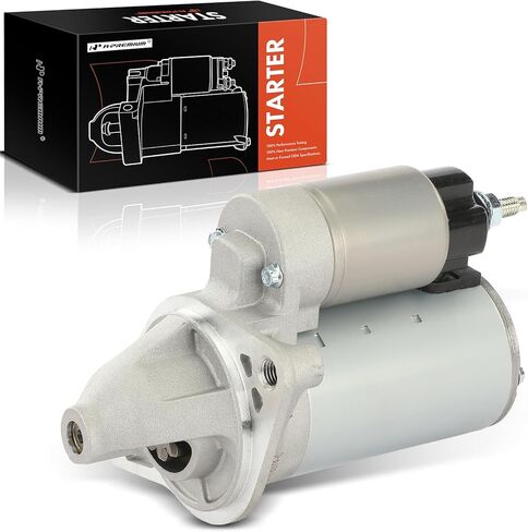محرك A-Premium Starter متوافق مع Toyota Camry 2018-2020 2.5L، RAV4 2019-2020 2.5L، 12V 1.3KW 10 أسنان في اتجاه عقارب الساعة، استبدال # 28100F0010، 2810025050 in Kuwait