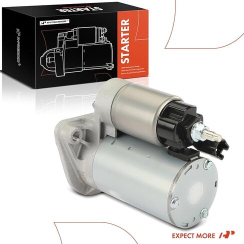محرك A-Premium Starter متوافق مع Toyota Camry 2018-2020 2.5L، RAV4 2019-2020 2.5L، 12V 1.3KW 10 أسنان في اتجاه عقارب الساعة، استبدال # 28100F0010، 2810025050 in Kuwait