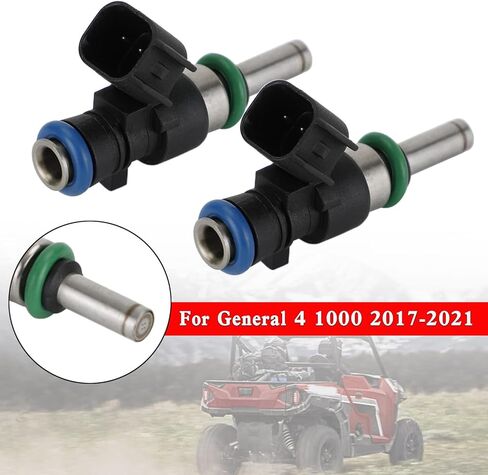 2PCS Fuel Injectors Fit For Polaris General 1000 2016-2021/4 1000 2017-2021,RZR RS1 1000 2018-2021/1000 S 2016-2021/XP1000 XP4 1000 2014-2021# OEM 2521387，0280158337 in Kuwait
