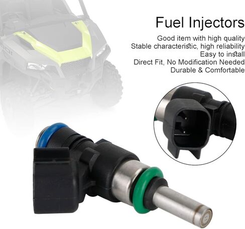 2PCS Fuel Injectors Fit For Polaris General 1000 2016-2021/4 1000 2017-2021,RZR RS1 1000 2018-2021/1000 S 2016-2021/XP1000 XP4 1000 2014-2021# OEM 2521387，0280158337 in Kuwait