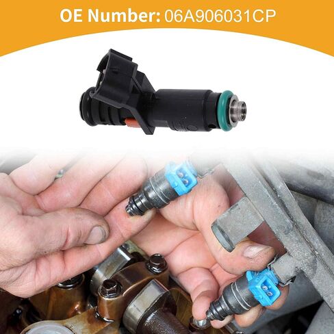 1 Pc No.06A906031CP Fuel Injector for VW Jetta 2.0L CBPA EA827 2013-2015 for Seat Ibiza 1.6L 2.0L 2009-2014 Car Engine Flow Match Fuel Nozzle in Kuwait