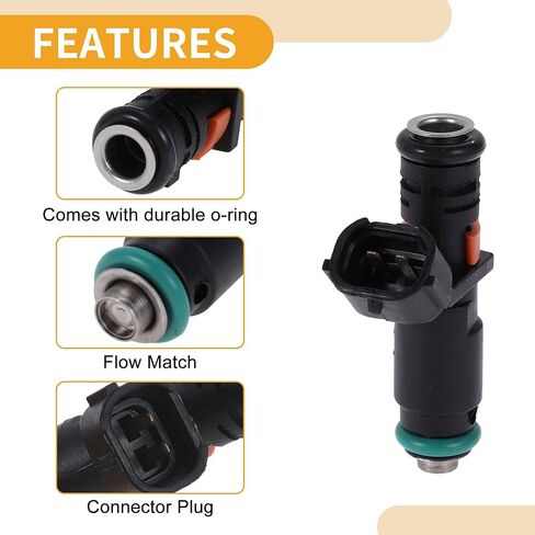 1 Pc No.06A906031CP Fuel Injector for VW Jetta 2.0L CBPA EA827 2013-2015 for Seat Ibiza 1.6L 2.0L 2009-2014 Car Engine Flow Match Fuel Nozzle in Kuwait