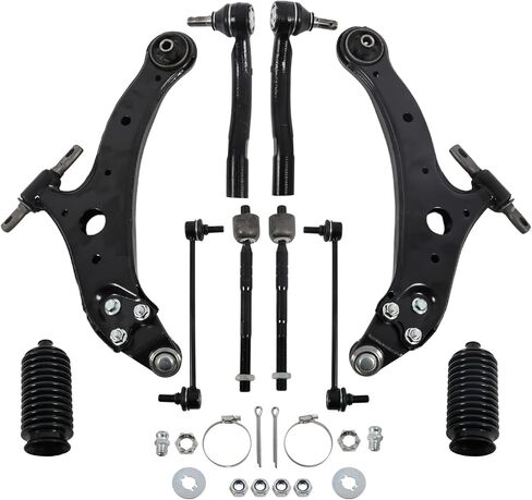 12PCS Front Lower Control Arms Compatible with Camry ES300 2002-2003 Suspension kit Tie Rod Sway Bar in Kuwait