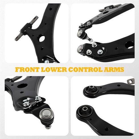 12PCS Front Lower Control Arms Compatible with Camry ES300 2002-2003 Suspension kit Tie Rod Sway Bar in Kuwait