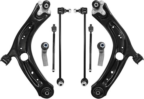 Control Arm, Replacement For Lower Suspension Kit with Tie Rod Sway Bar Link Compatible With 2019-2024 AUDI Q3, Replacement For 2018-2024 VOLKSWAGEN TIGUAN - 8 Pcs in Kuwait