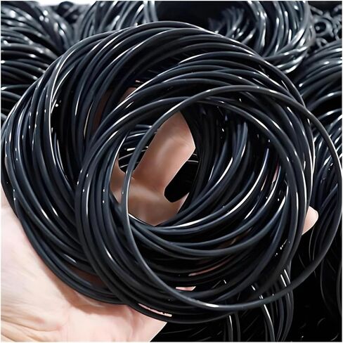 Black Nitrile Rubber Oil Seal Sealing Temperature Resistance Resistant Gasket(OD 20.1mm(40pcs)) in Saudi Arabia
