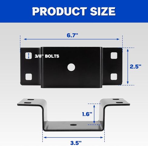 Lonffery Trailer Stake Pocket - 12PCS Trailer Side 2x4 Brackets for Wood, Utility Trailer Accessories, Trailer Side Pocket Tie Down, Stake Pocket Accessories in Saudi Arabia
