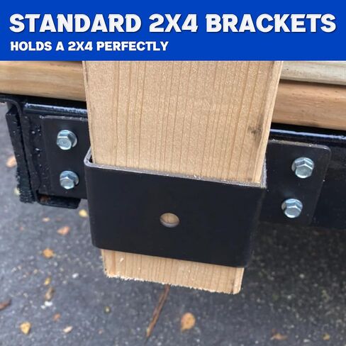 Lonffery Trailer Stake Pocket - 12PCS Trailer Side 2x4 Brackets for Wood, Utility Trailer Accessories, Trailer Side Pocket Tie Down, Stake Pocket Accessories in Saudi Arabia