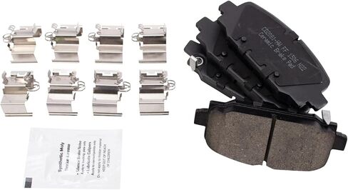 TRQ Front and Rear Brake Pad and Rotor Set Ceramic Compatible with 2018-2022 Jeep Compass in Kuwait