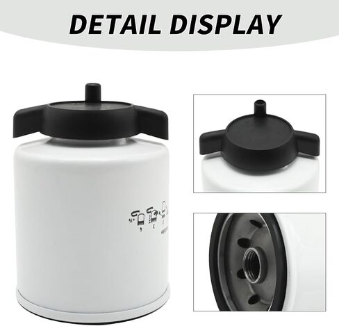 Anxingo 3 Pcs 6667352 Fuel Filter Replacement for 453 463 553 653 751 753 853 863 T110 T140 T180 T190 T200 Replaces BF1257 FS19581 6647773 in Kuwait