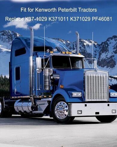Replace K37-1029 Fuel Filter Fit for Peterbilt Miscellaneous 320 365 367 Kenworth T2000 T660 T680 T700 T800 T880 W900 Tractors Paccer MX13 Cummins Engines, Replace K371011 K371029 PF46081, 2 Pack in Kuwait