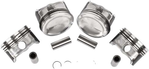 4 Set Pistons And Rings Kit 06B107099AG 06B107065F VW06B107065F Compatible With A3 A4 AWW AWP AUG AWM 1.8T in Saudi Arabia