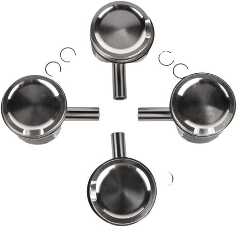 4 Set Pistons And Rings Kit 06B107099AG 06B107065F VW06B107065F Compatible With A3 A4 AWW AWP AUG AWM 1.8T in Saudi Arabia