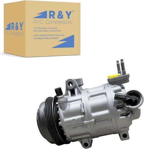 RYC Automotive Air Conditioning Compressor and A/C Clutch AIG330 (Fits Jeep Wrangler 3.6L Mild Hybrid 2020, 2021, 2022, 2023; Fits Ram 1500 3.6L Mild Hybrid 2019, 2020, 2021) in Kuwait