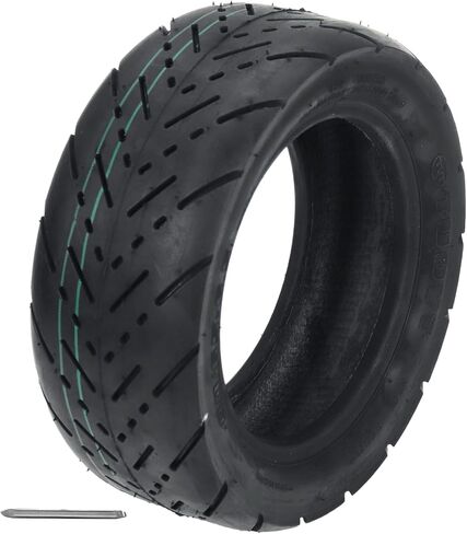 90/65-6.5 11-inch Electric Scooter Tubeless Tire - Puncture-Resistant and Wear-Resistant Tubeless Road Tire Compatible with Dualtron/Zero 11X/Speedual Plus/Sealup/Thunder Electric Scooters in Saudi Arabia