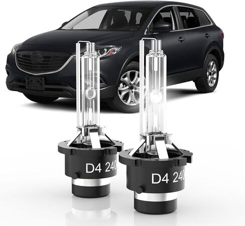 Fit for 2000-2006 BMW X5 X3 D2S HID Xenon Headlight Bulbs, 350% Brightness, Low Beam Light Bulb, 8000K White Blue, Plug-N-Play, of 2 in Saudi Arabia