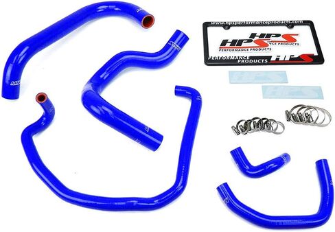 HPS Black Silicone Radiator + Heater Hose Kit Coolant OEM Replacement 57-1746-BLK in Kuwait