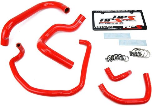 HPS Black Silicone Radiator + Heater Hose Kit Coolant OEM Replacement 57-1746-BLK in Kuwait