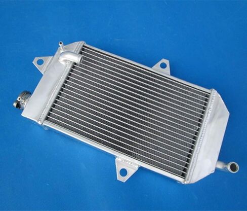 Aluminum Radiator + silicone hose for ATV Yamaha Banshee YFZ350 YFZ 350 1987-2006 (Black) in Saudi Arabia